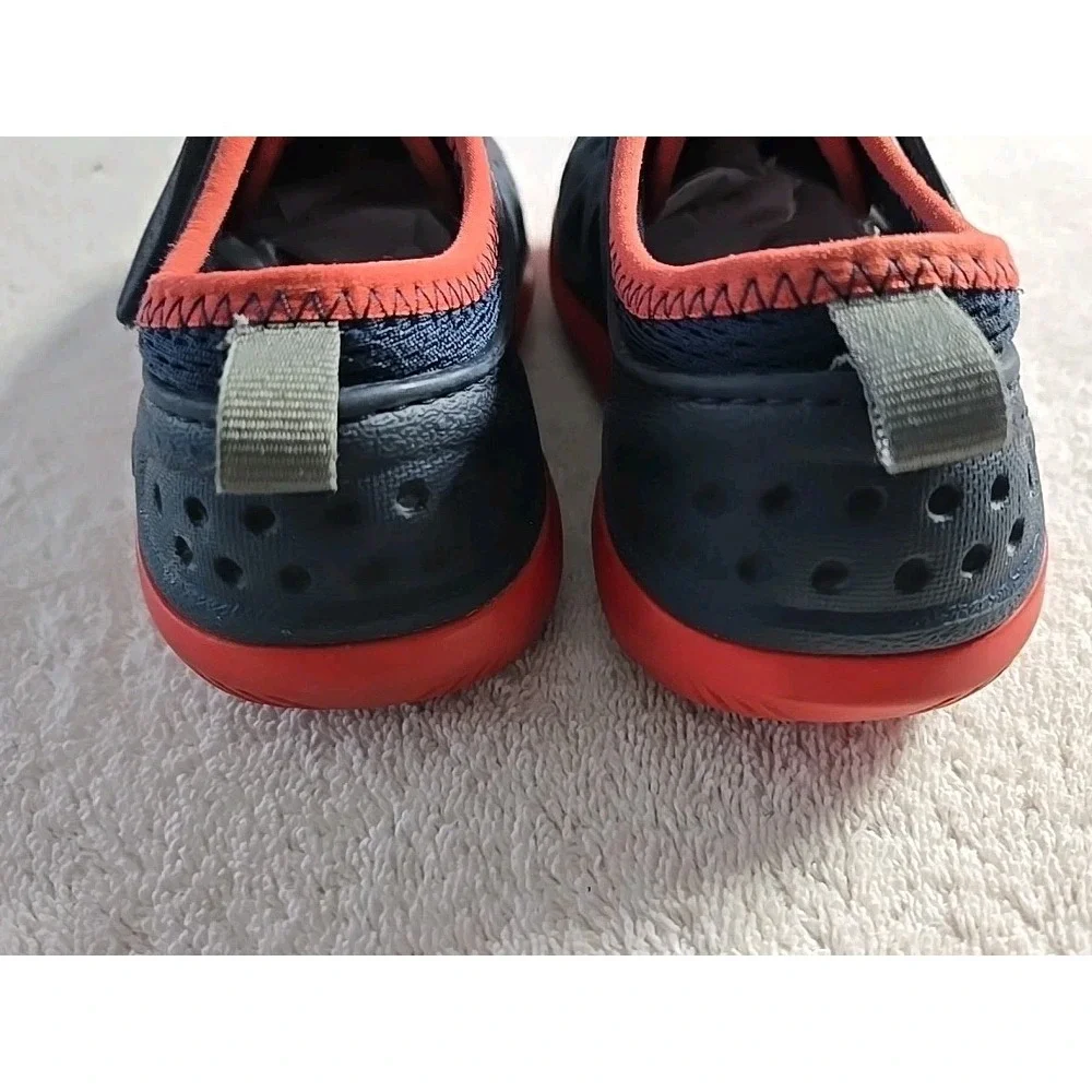 Crocs Slipon Shoes Boys Size 11 Shoes Navy Blue & Red